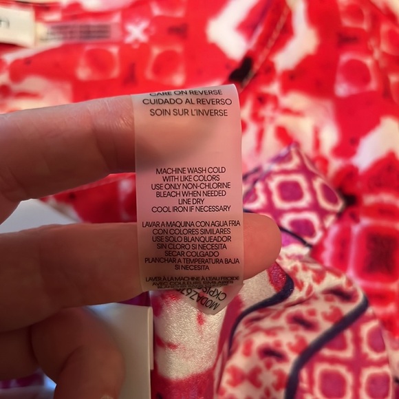 152. Calvin Klein Blouse in Watermelon - Picture 15 of 16